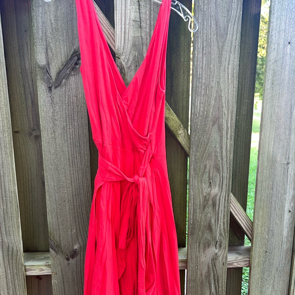 VS moda international red wrap dress - Picture 3 of 6